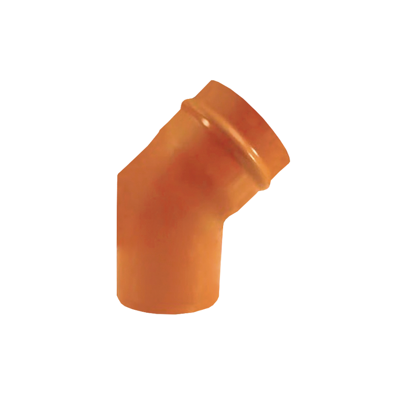 JOELHO 45° OCRE PVC JE PB