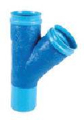 Junção DEFOFO PVC BBP Azul